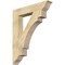 Ekena Millwork Merced Traditional Rough Sawn Bracket, Douglas Fir, 6"W x 36"D x 44"H BKT06X36X44MRC01RDF - alternate 1
